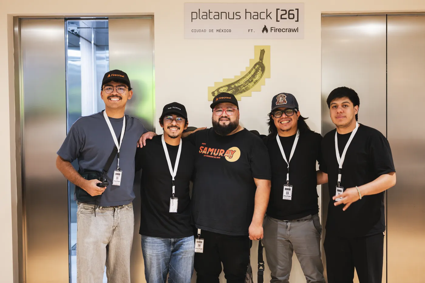 Team photo at Platanus Hack 26